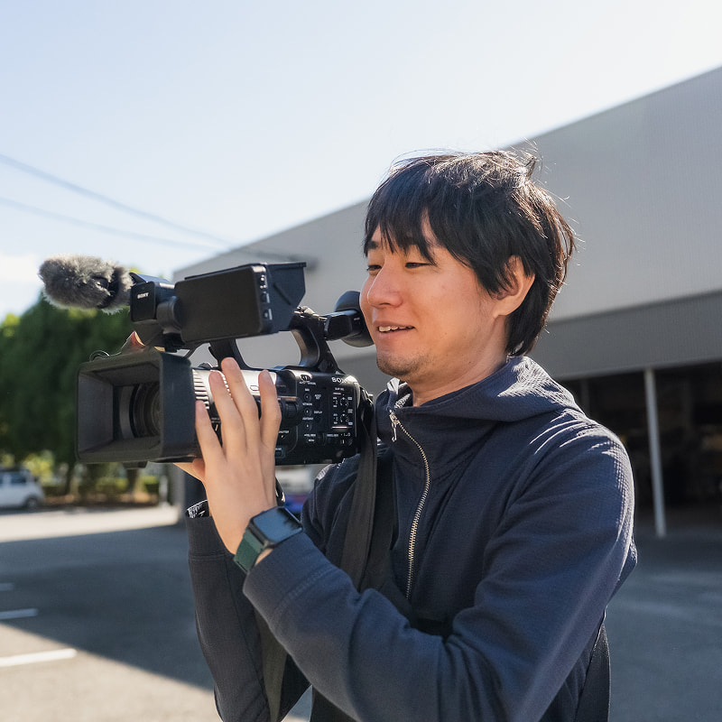 インタビューの様子