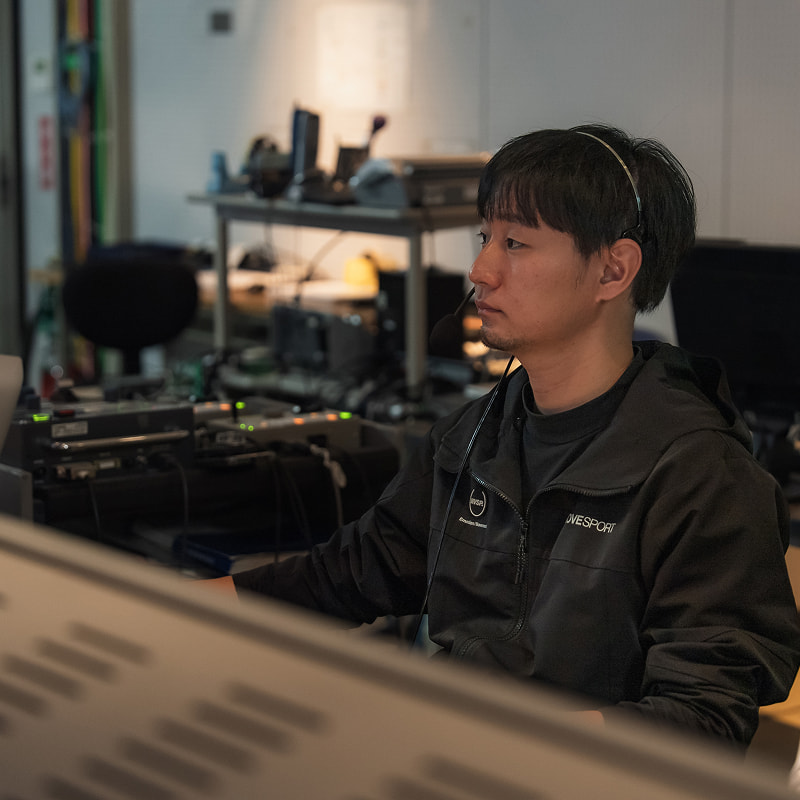 インタビューの様子