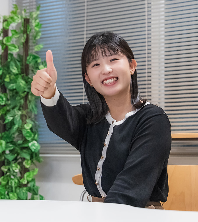 インタビューの様子