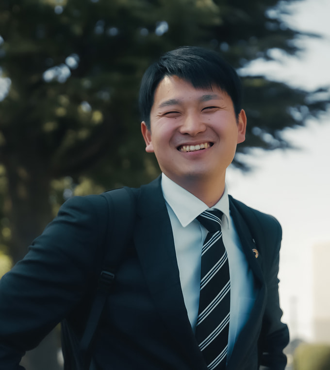 インタビューの様子