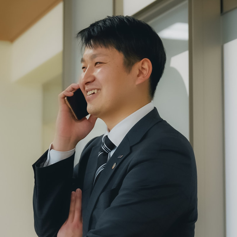 インタビューの様子