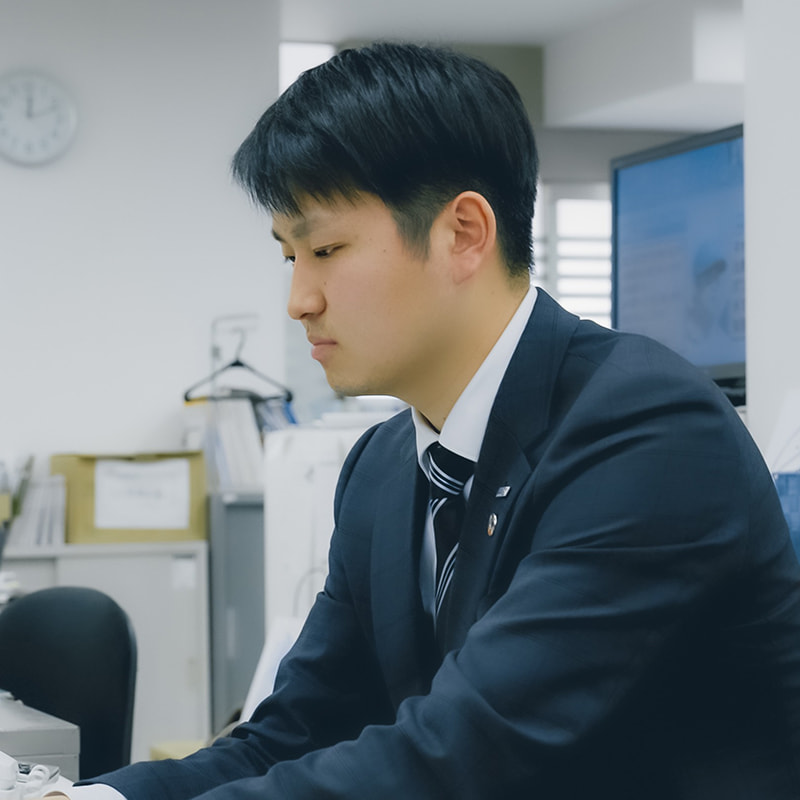 インタビューの様子